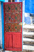 Red door of Chefchaouen