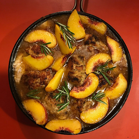 Rosemary Peach Chicken