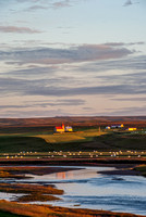 Sunset in Laugarbakki